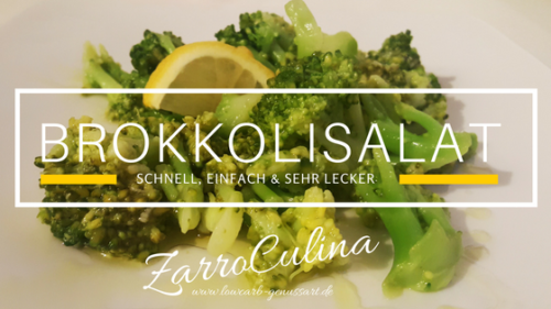 Brokkolisalat einfach, schnell und sehr lecker